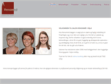 Tablet Screenshot of frisorrenomme.dk